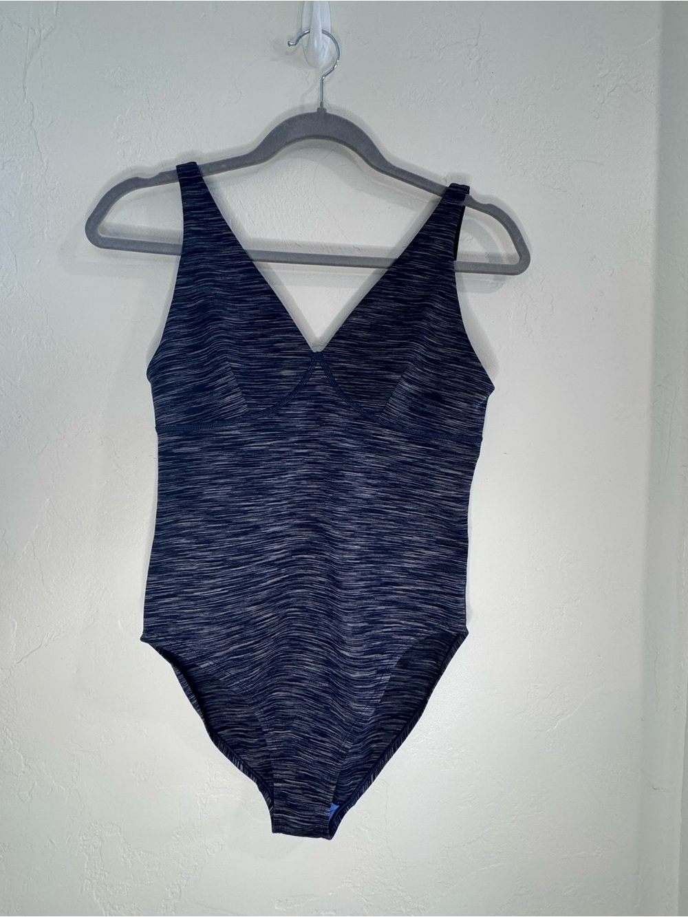 Outdoor Voices Freeform Space-Dye Leotard Bodysuit Activewear